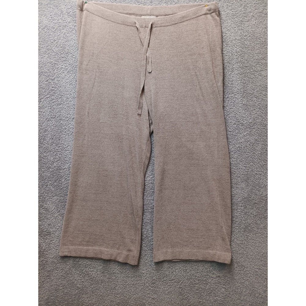 Barefoot Dreams CozyChic Ultra Lite Knit Lounge Pants XL Taupe Everyday Comfort